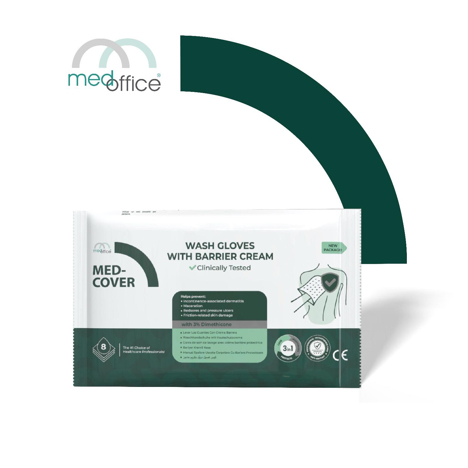 MED-COVER Bariyer Kremli Kese- 8’li (Katlamalı Paket)